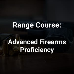 Range Course: L3 - Advanced Firearms Proficiency