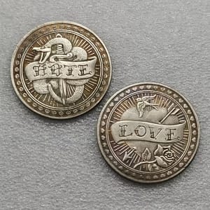 "Love / Hate" Challenge Coin