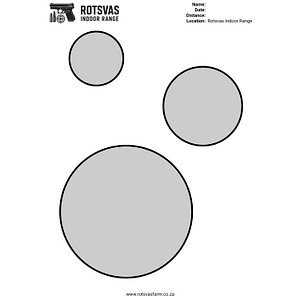 Extra Range Target (3-Circle A)