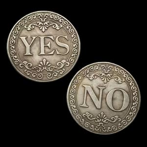 "Yes / No" Challenge Coin