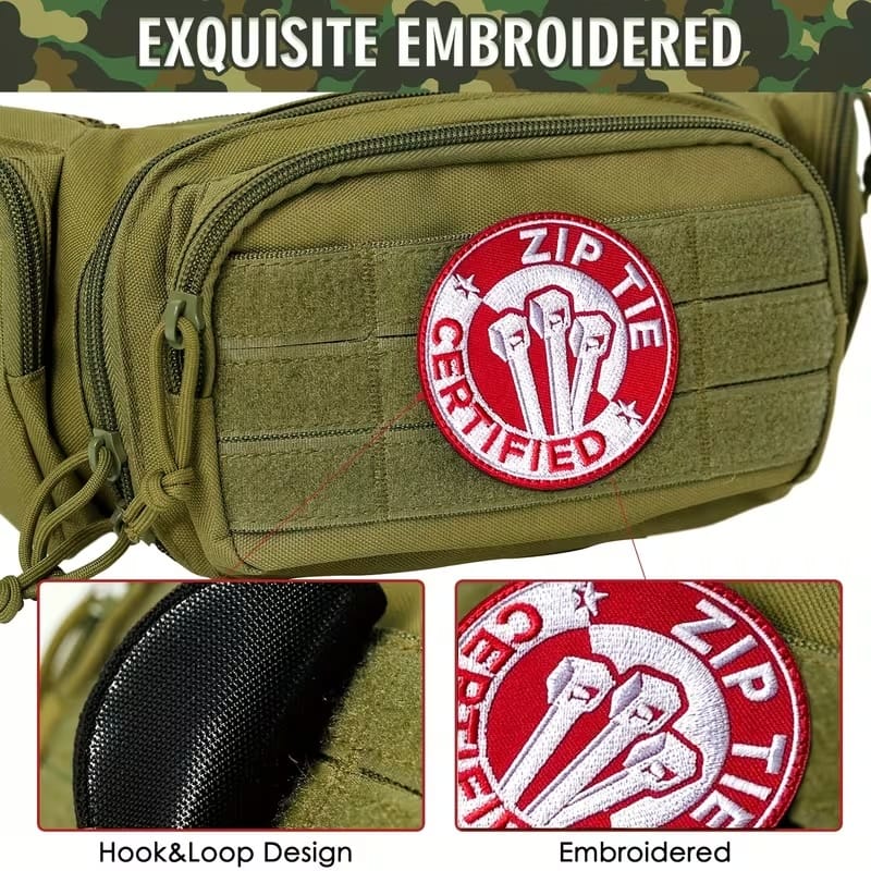 "Zip Tie Certified" Patch