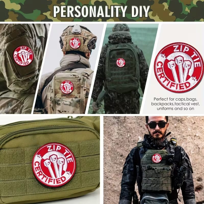 "Zip Tie Certified" Patch - Image 2