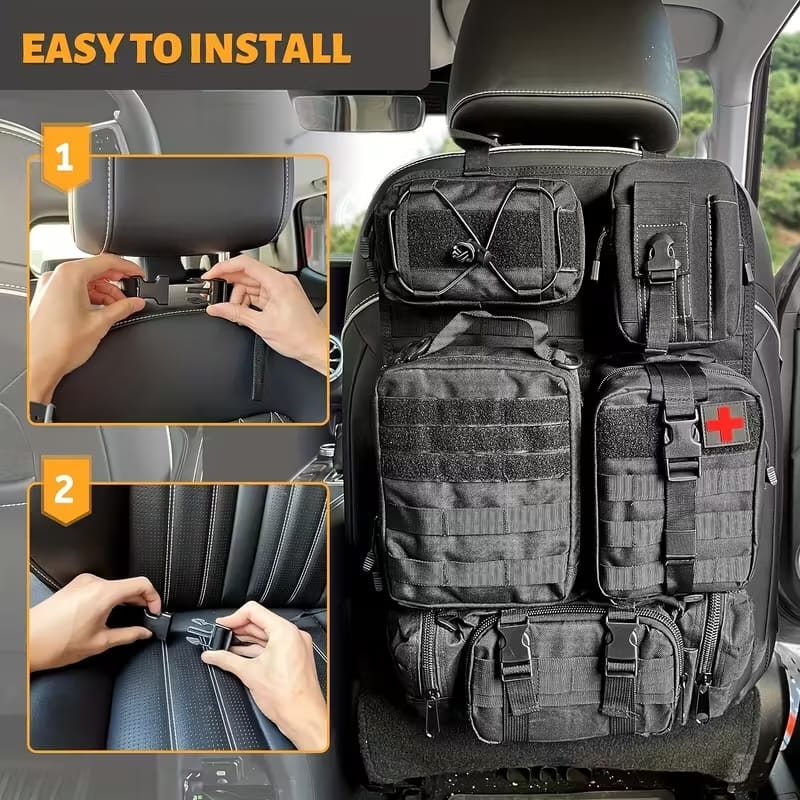 Tactical Car Seat Backrest Organizer - Image 2