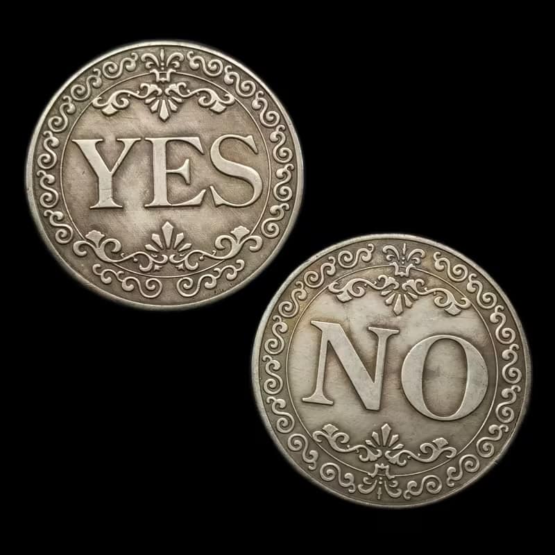 "Yes / No" Challenge Coin